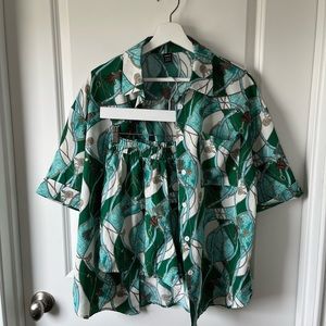 Button up short with matching shorts Co Ord Set